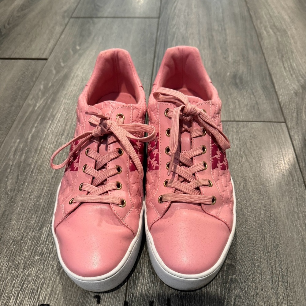Michael Kors pink sneakers